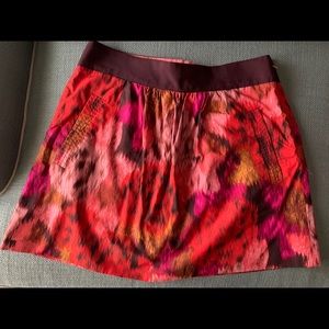 J. Crew Colorful Mini Skirt